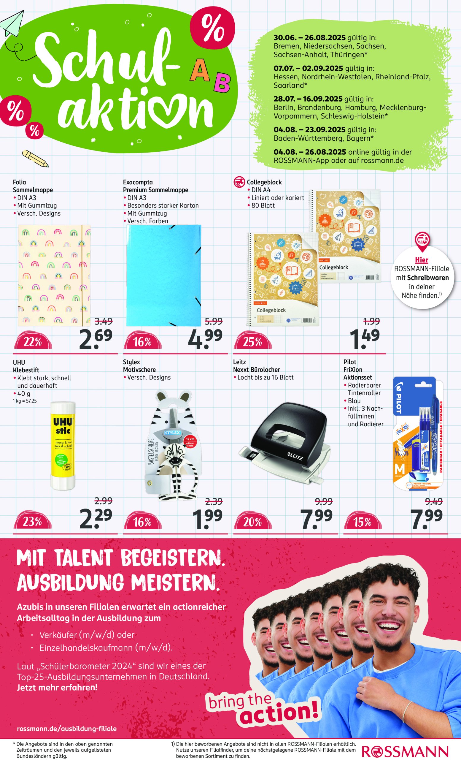 rossmann - ROSSMANN - Schulaktion-Prospekt gültig vom 30.06. bis 23.09. - page: 16