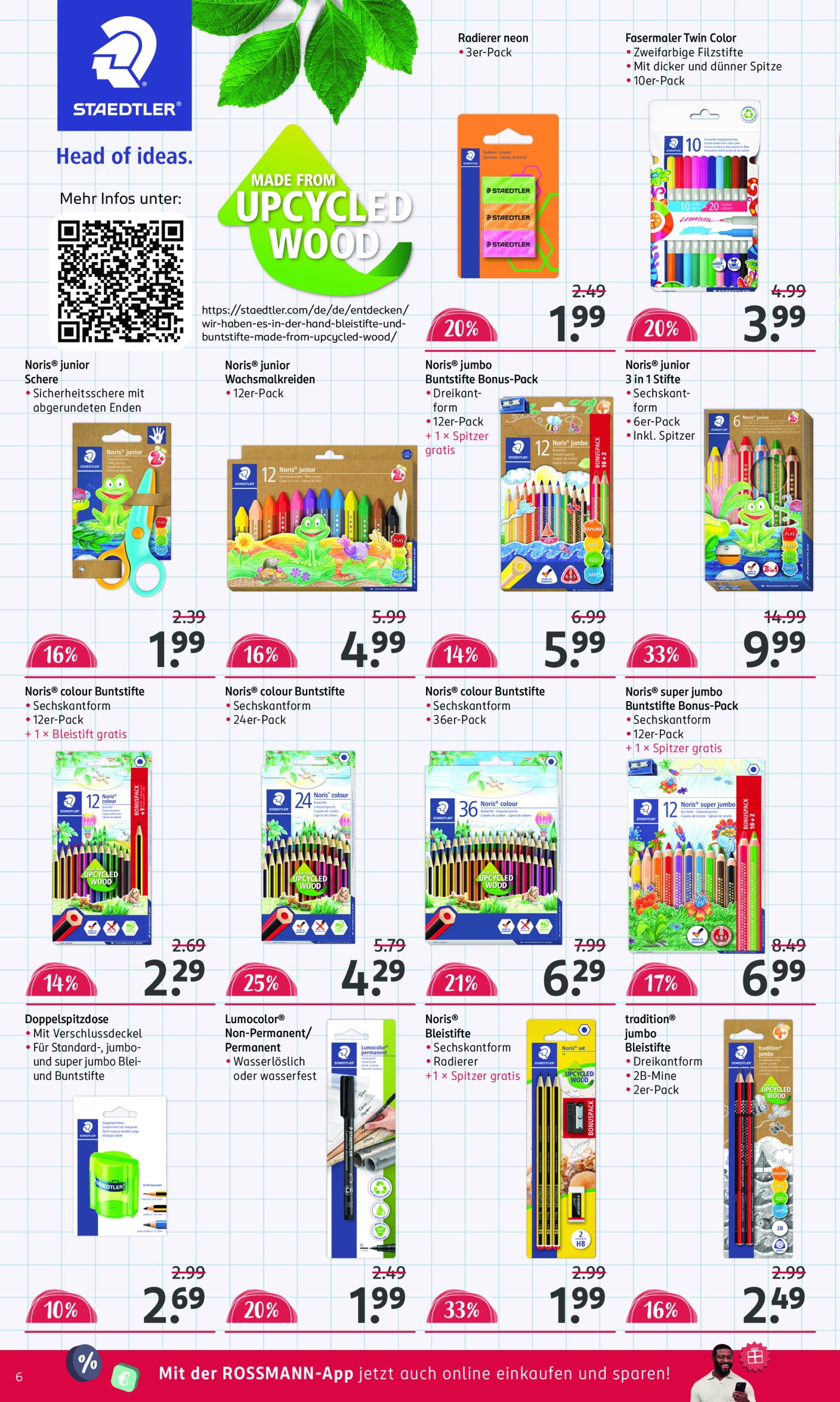rossmann - ROSSMANN - Schulaktion-Prospekt gültig vom 30.06. bis 23.09. - page: 6