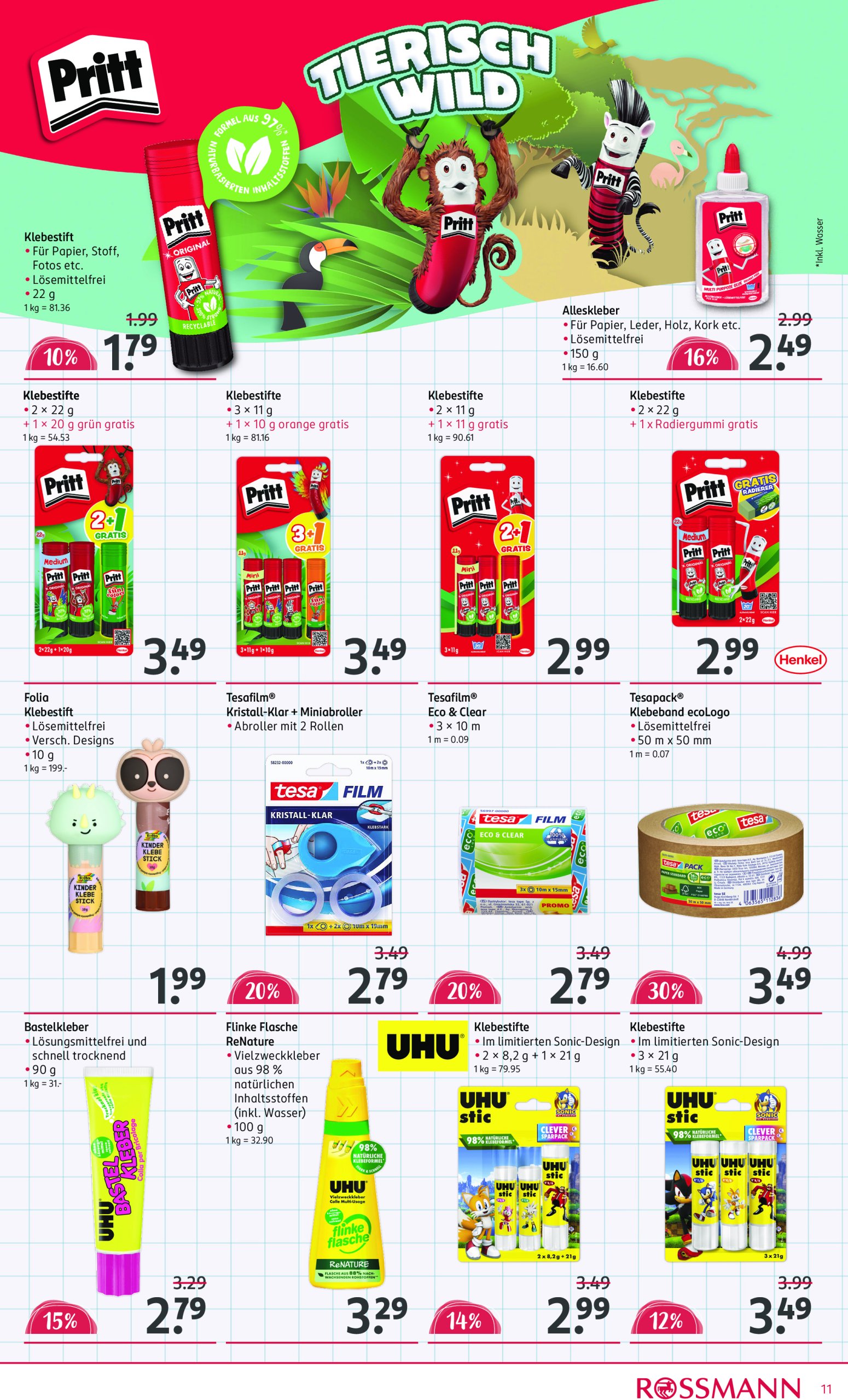 rossmann - ROSSMANN - Schulaktion-Prospekt gültig vom 30.06. bis 23.09. - page: 11