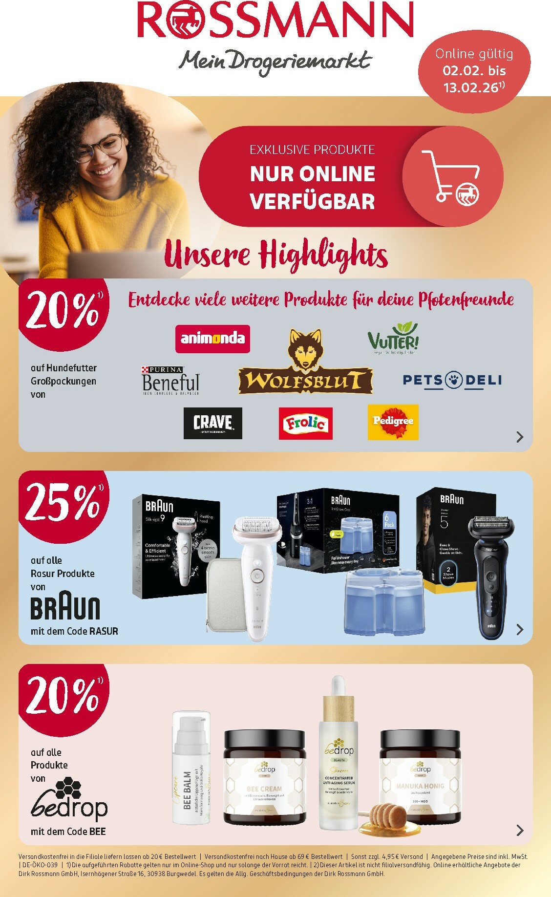 rossmann - ROSSMANN - Online Angebote-Prospekt gültig vom 02.02.2026 bis 13.02.2026 - page: 1