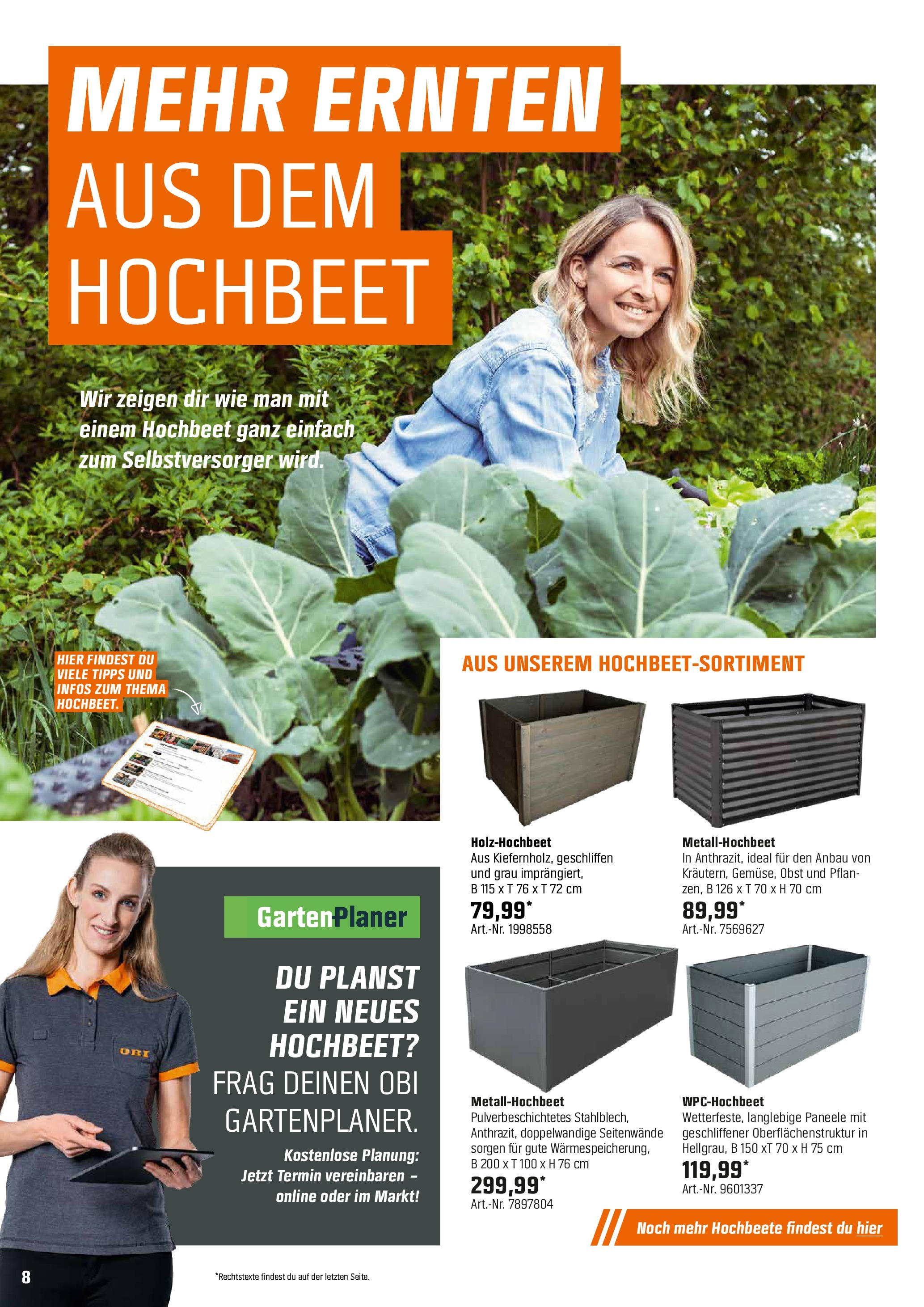 obi - Obi - Pflanz dich glücklich-Prospekt gültig von 06.04. bis 27.04. - page: 8