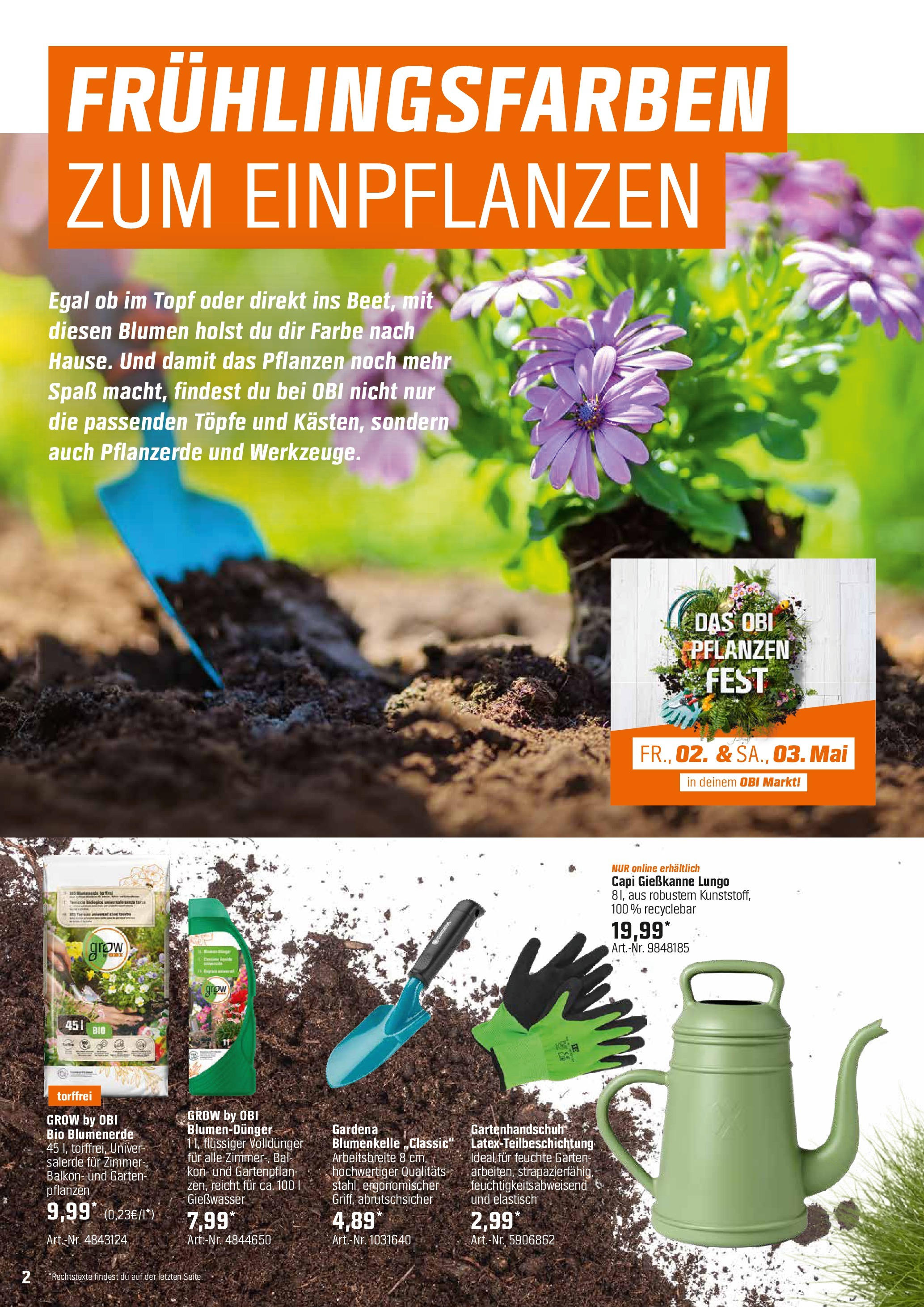 obi - Obi - Pflanz dich glücklich-Prospekt gültig von 06.04. bis 27.04. - page: 2
