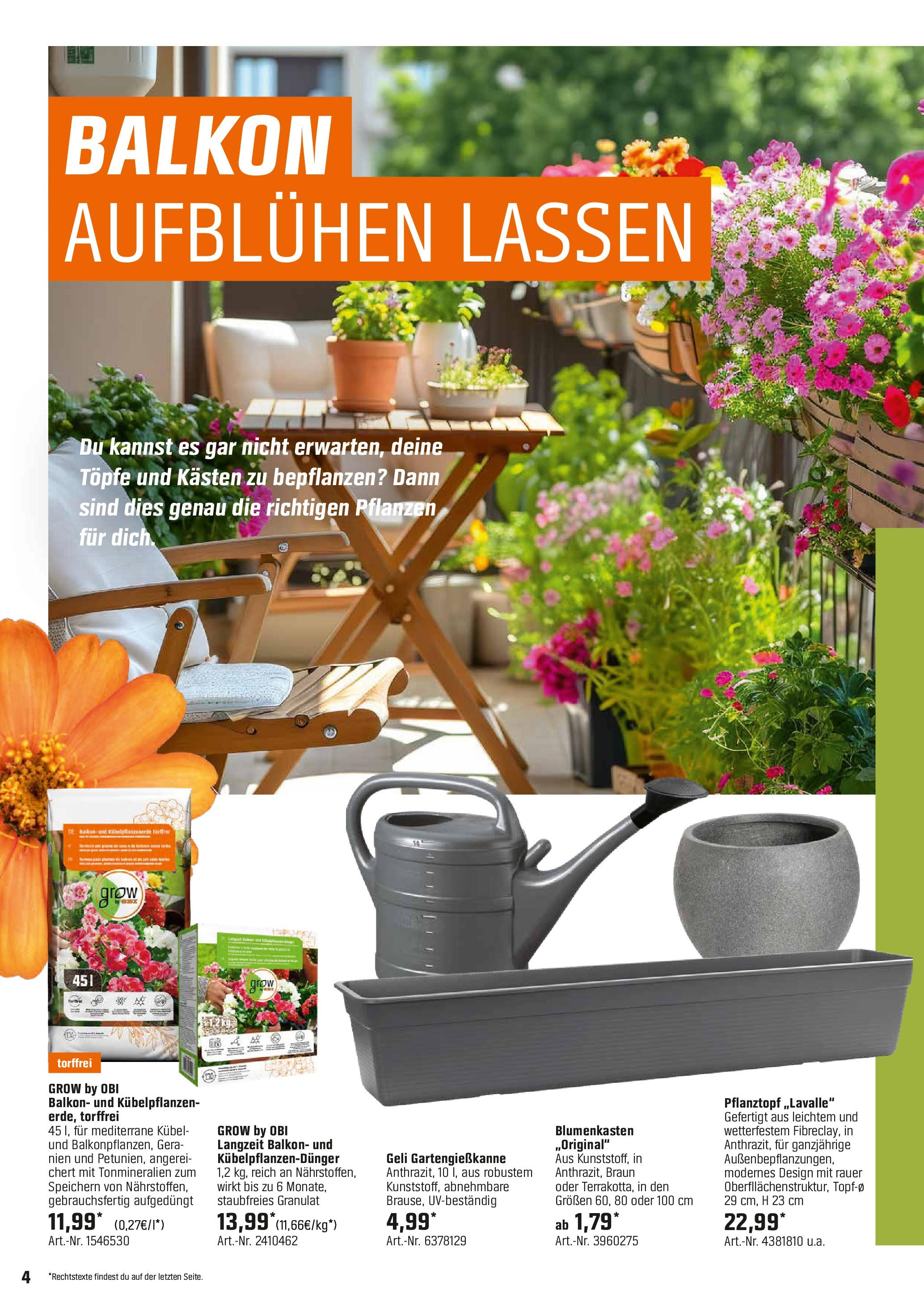 obi - Obi - Pflanz dich glücklich-Prospekt gültig von 06.04. bis 27.04. - page: 4