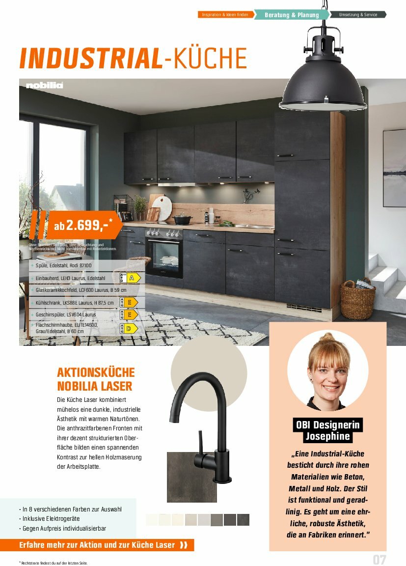 obi - Obi - Markenküchen-Prospekt gültig vom 30.07. bis 31.12. - page: 7