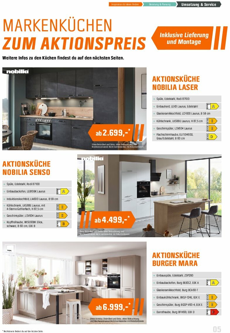 obi - Obi - Markenküchen-Prospekt gültig vom 30.07. bis 31.12. - page: 5