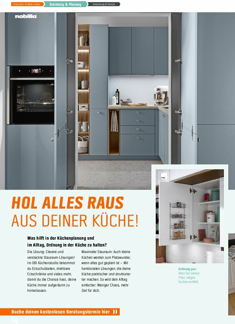 obi - Obi - Markenküchen-Prospekt gültig vom 30.07. bis 31.12. - page: 18