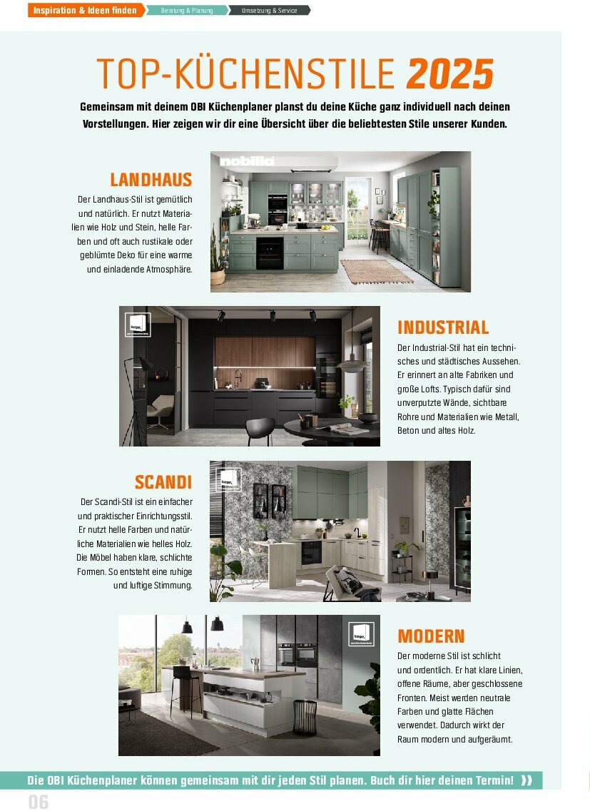 obi - Obi - Markenküchen-Prospekt gültig vom 30.07. bis 31.12. - page: 6