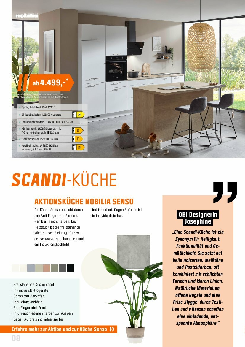 obi - Obi - Markenküchen-Prospekt gültig vom 30.07. bis 31.12. - page: 8
