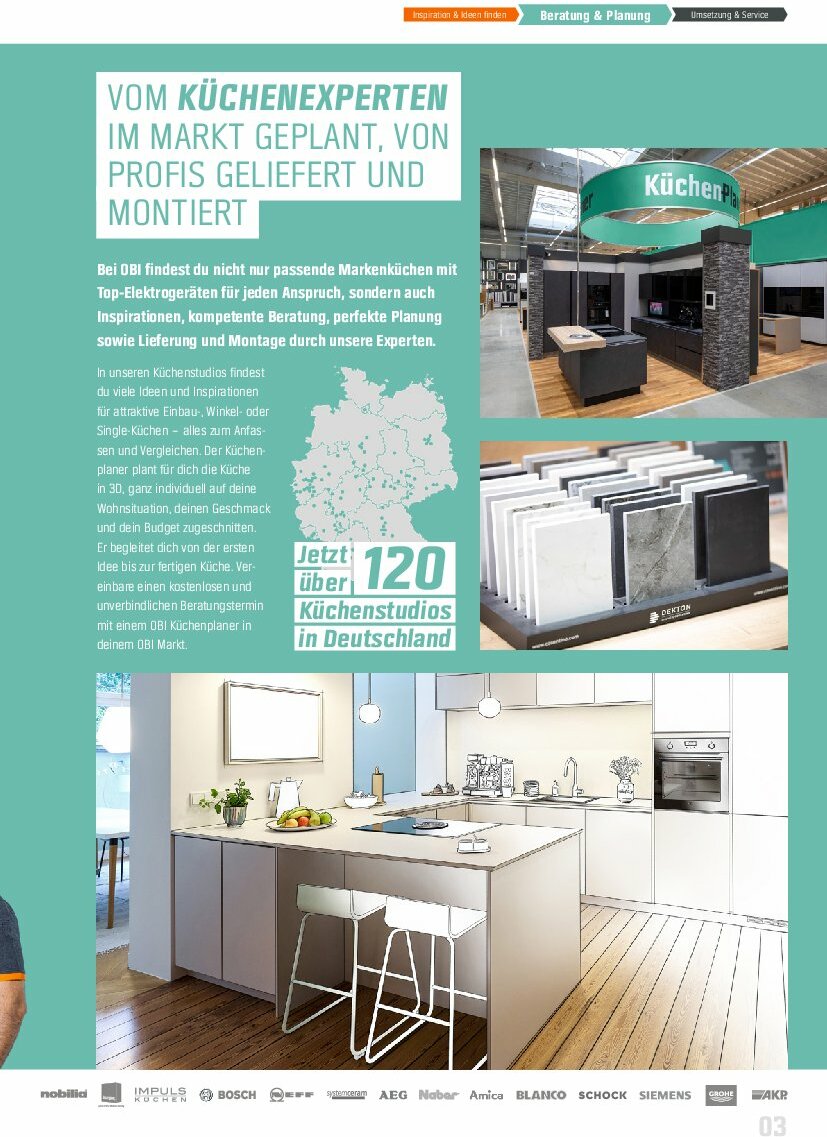 obi - Obi - Markenküchen-Prospekt gültig vom 30.07. bis 31.12. - page: 3