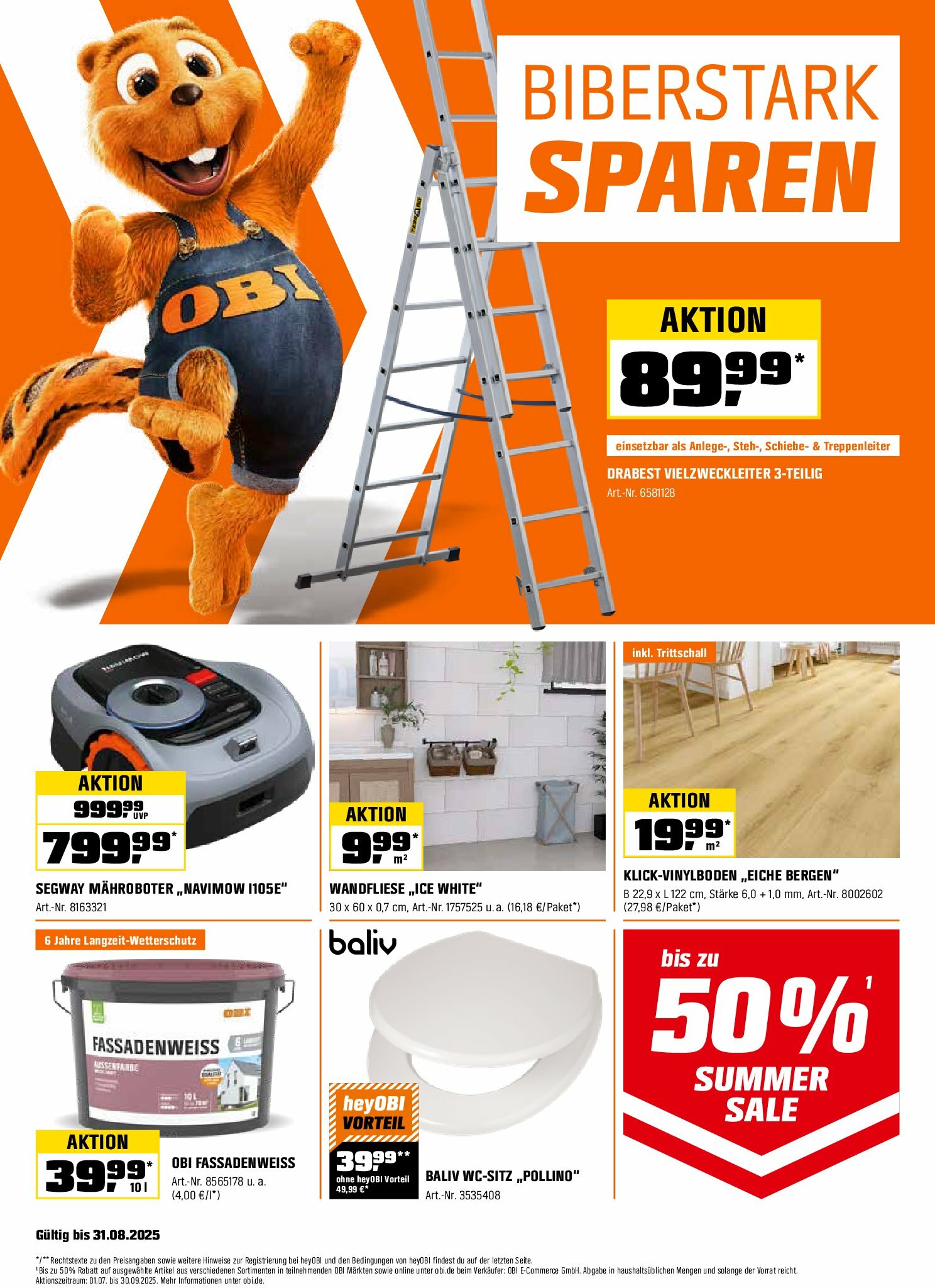 obi - Obi-Prospekt gültig vom 15.08. bis 31.08.