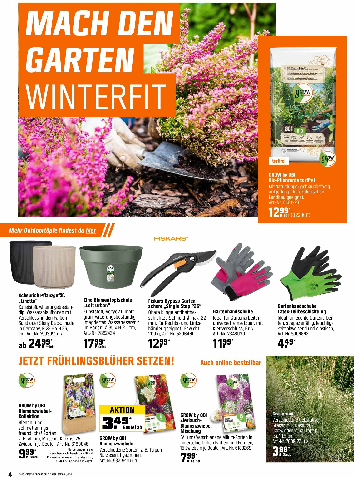 obi - Obi - Herbstzeit ist Pflanzzeit-Prospekt gültig vom 01.09. bis 18.10. - page: 4