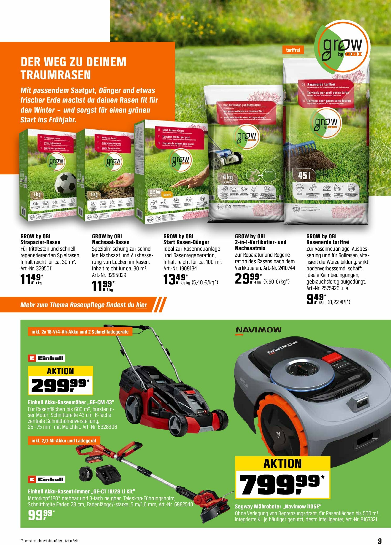 obi - Obi - Herbstzeit ist Pflanzzeit-Prospekt gültig vom 01.09. bis 18.10. - page: 9