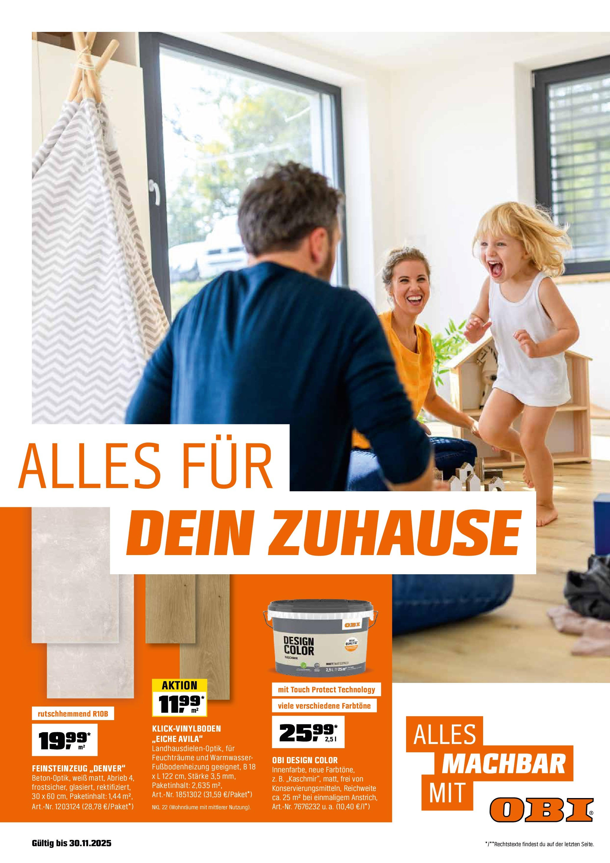 obi - Obi - Alles Für Dein Zuhause-Prospekt gültig vom 15.10. bis 30.11.