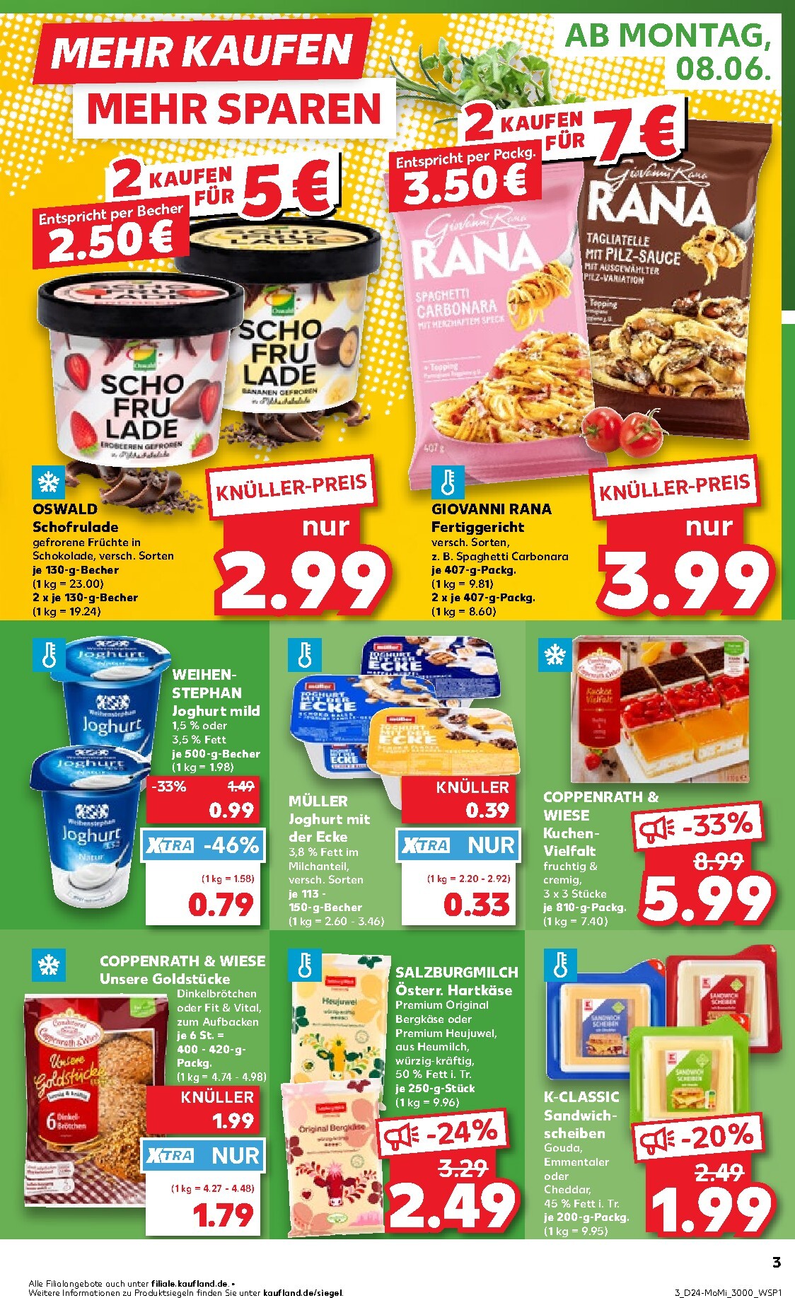 kaufland - Kaufland - Angebote ab Montag Prospekt nächste Woche – von Montag 08.06.2026 bis Mittwoch 10.06.2026 - page: 3