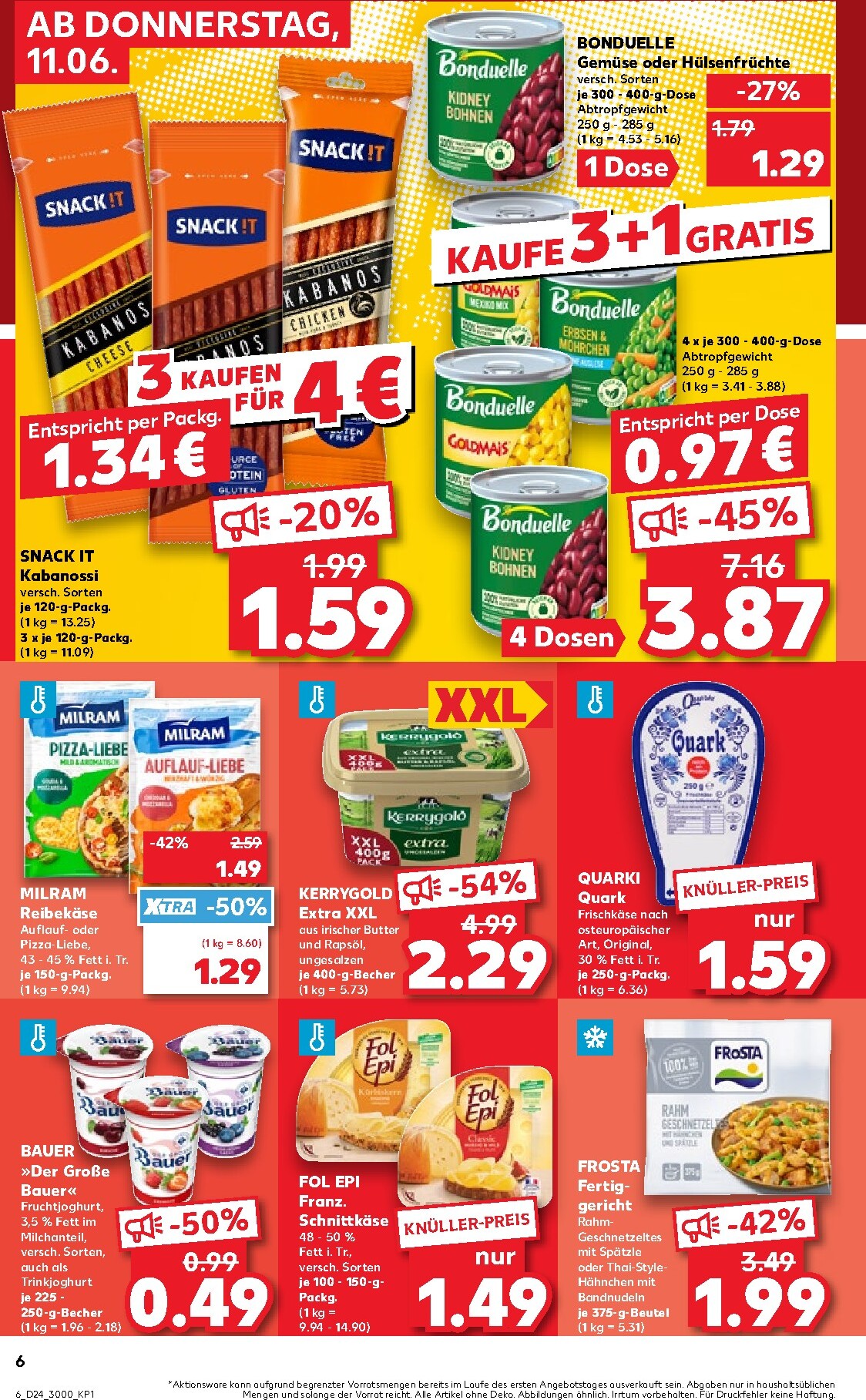kaufland - Kaufland Prospekt nächste Woche – von Donnerstag 11.06.2026 bis Mittwoch 17.06.2026 - page: 6