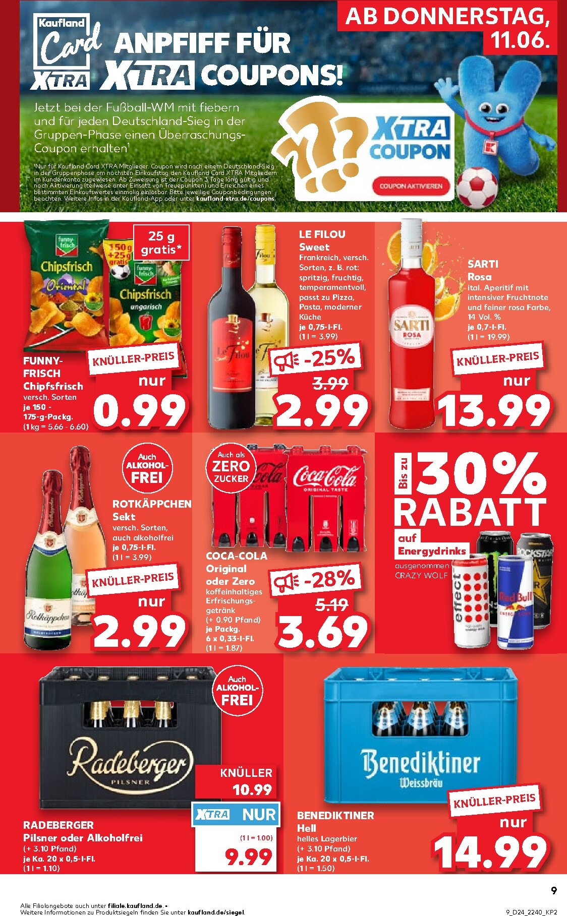 kaufland - Kaufland Prospekt nächste Woche – von Donnerstag 11.06.2026 bis Mittwoch 17.06.2026 - page: 9