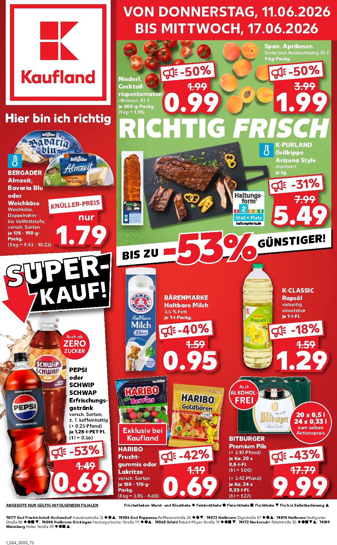 kaufland - Kaufland Prospekt nächste Woche – von Donnerstag 11.06.2026 bis Mittwoch 17.06.2026