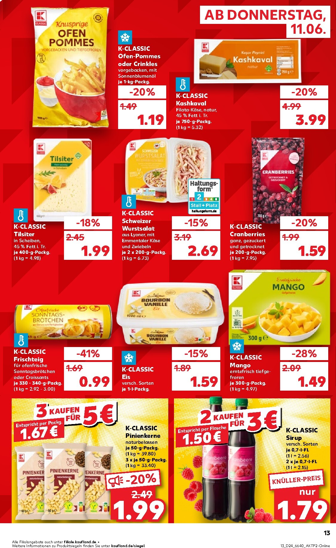 kaufland - Kaufland Prospekt nächste Woche – von Donnerstag 11.06.2026 bis Mittwoch 17.06.2026 - page: 13