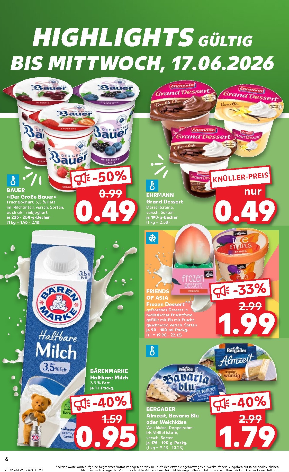 kaufland - Kaufland - Angebote ab Montag Prospekt nächste Woche – von Montag 15.06.2026 bis Mittwoch 17.06.2026 - page: 6