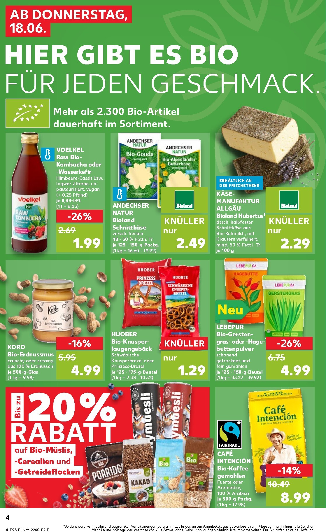 kaufland - Kaufland Prospekt nächste Woche – von Donnerstag 18.06.2026 bis Mittwoch 24.06.2026 - page: 4