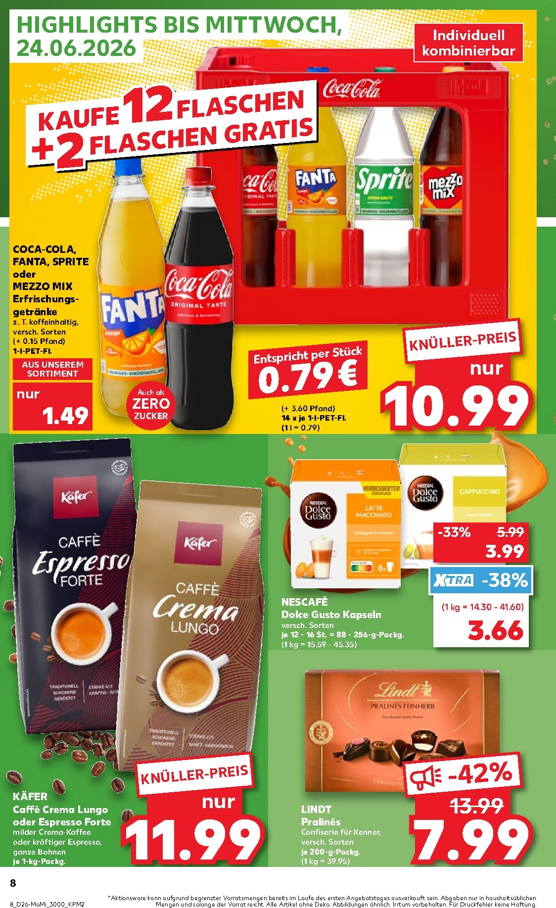 kaufland - Kaufland - Angebote ab Montag Prospekt nächste Woche – von Montag 22.06.2026 bis Mittwoch 24.06.2026 - page: 8