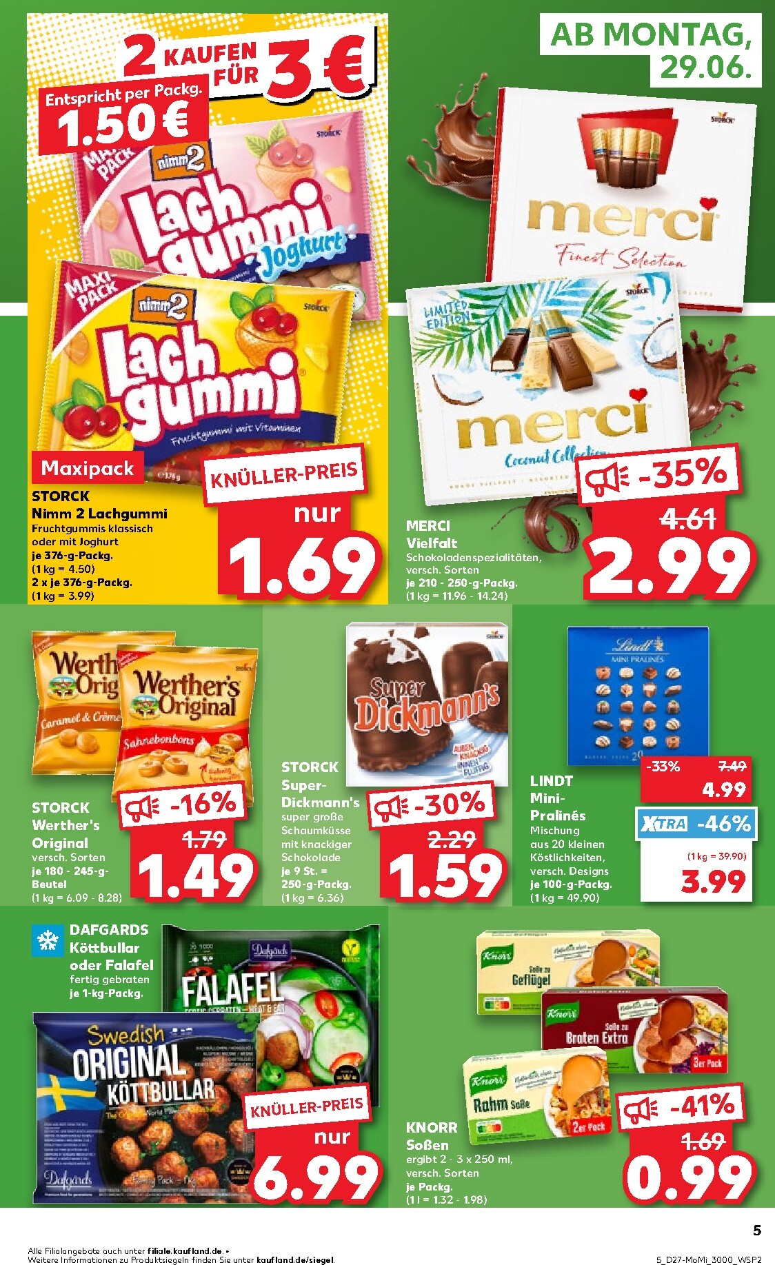 kaufland - Kaufland - Angebote ab Montag Prospekt nächste Woche – von Montag 29.06.2026 bis Mittwoch 01.07.2026 - page: 5