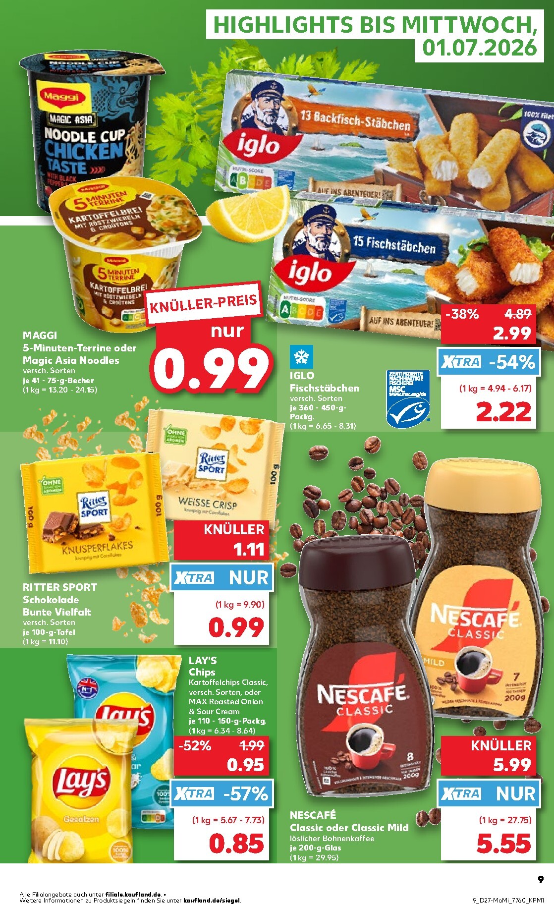 kaufland - Kaufland - Angebote ab Montag Prospekt nächste Woche – von Montag 29.06.2026 bis Mittwoch 01.07.2026 - page: 9