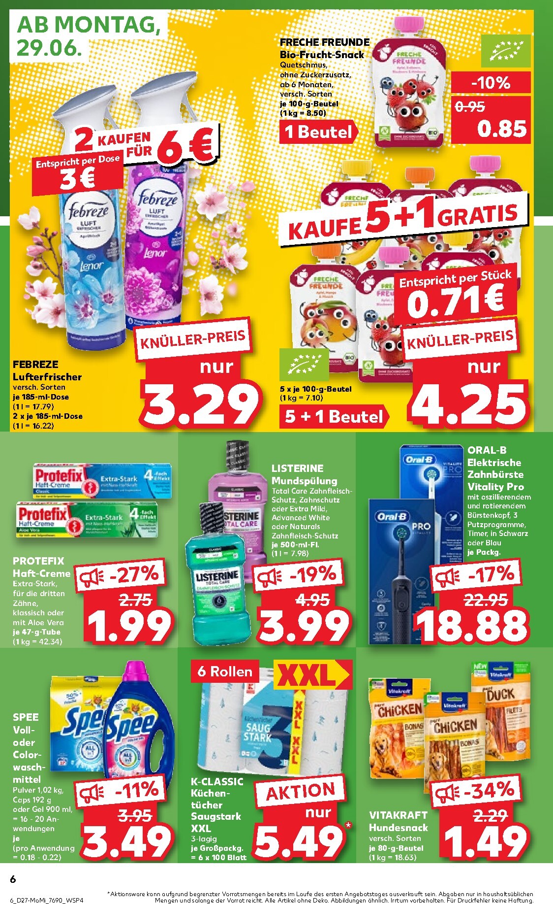 kaufland - Kaufland - Angebote ab Montag Prospekt nächste Woche – von Montag 29.06.2026 bis Mittwoch 01.07.2026 - page: 6