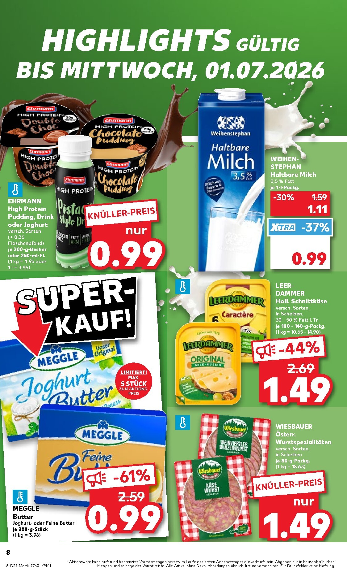 kaufland - Kaufland - Angebote ab Montag Prospekt nächste Woche – von Montag 29.06.2026 bis Mittwoch 01.07.2026 - page: 8