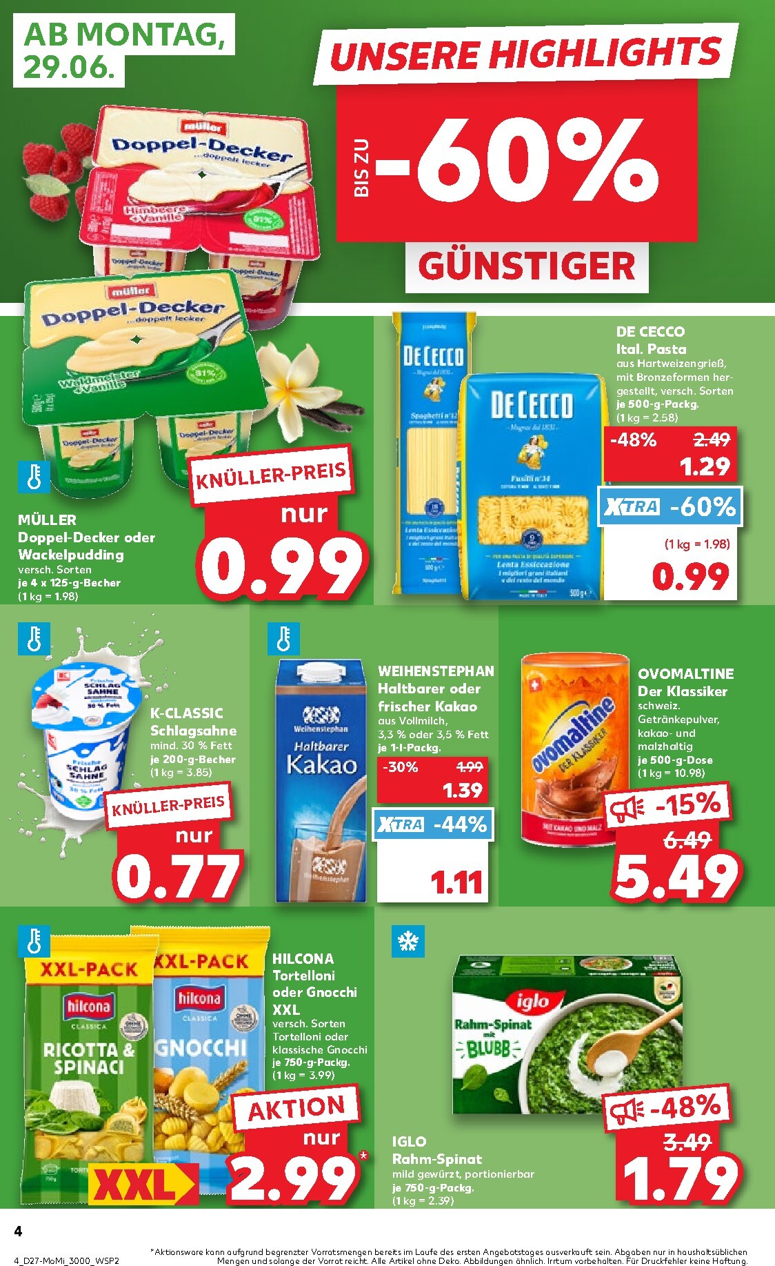 kaufland - Kaufland - Angebote ab Montag Prospekt nächste Woche – von Montag 29.06.2026 bis Mittwoch 01.07.2026 - page: 4