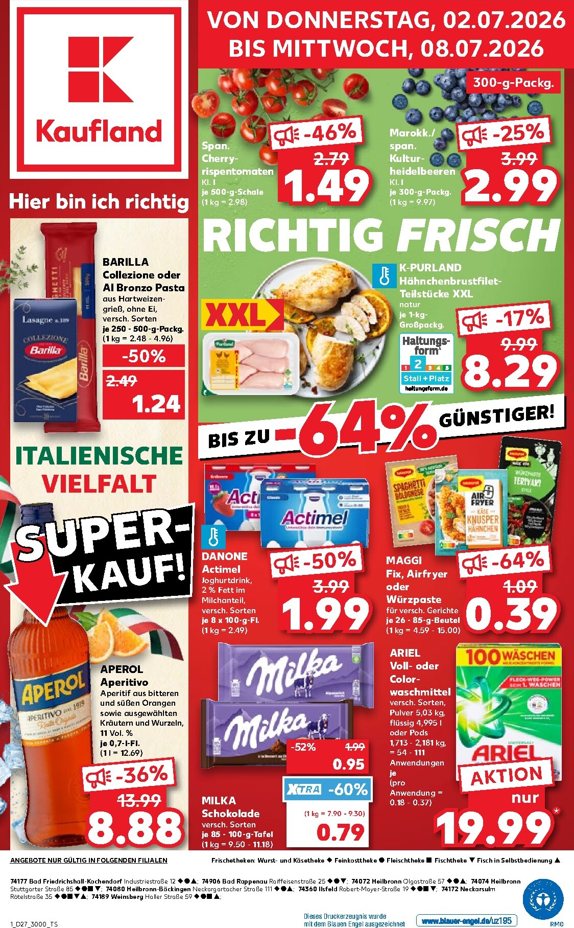 kaufland - Kaufland Prospekt nächste Woche – von Donnerstag 02.07.2026 bis Mittwoch 08.07.2026