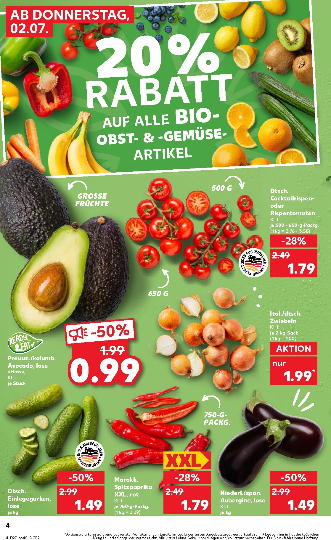 kaufland - Kaufland Prospekt nächste Woche – von Donnerstag 02.07.2026 bis Mittwoch 08.07.2026 - page: 4