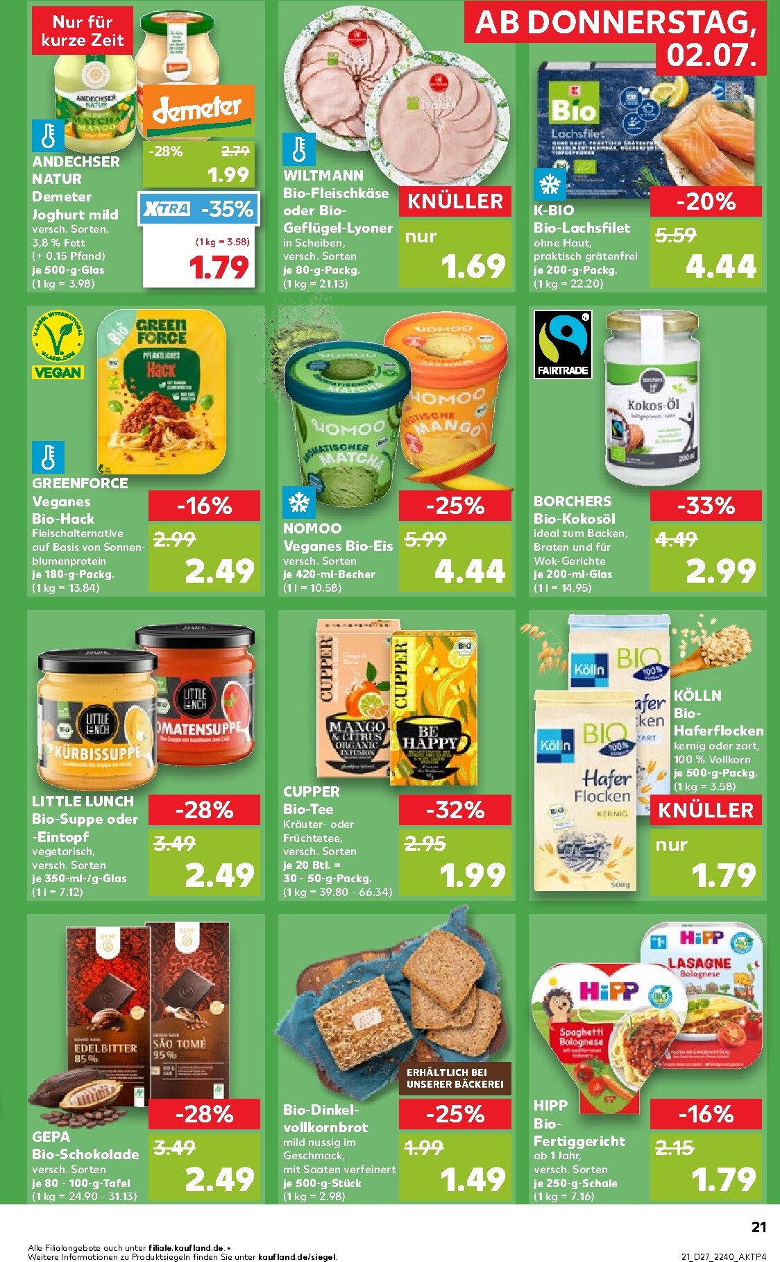 kaufland - Kaufland Prospekt nächste Woche – von Donnerstag 02.07.2026 bis Mittwoch 08.07.2026 - page: 21