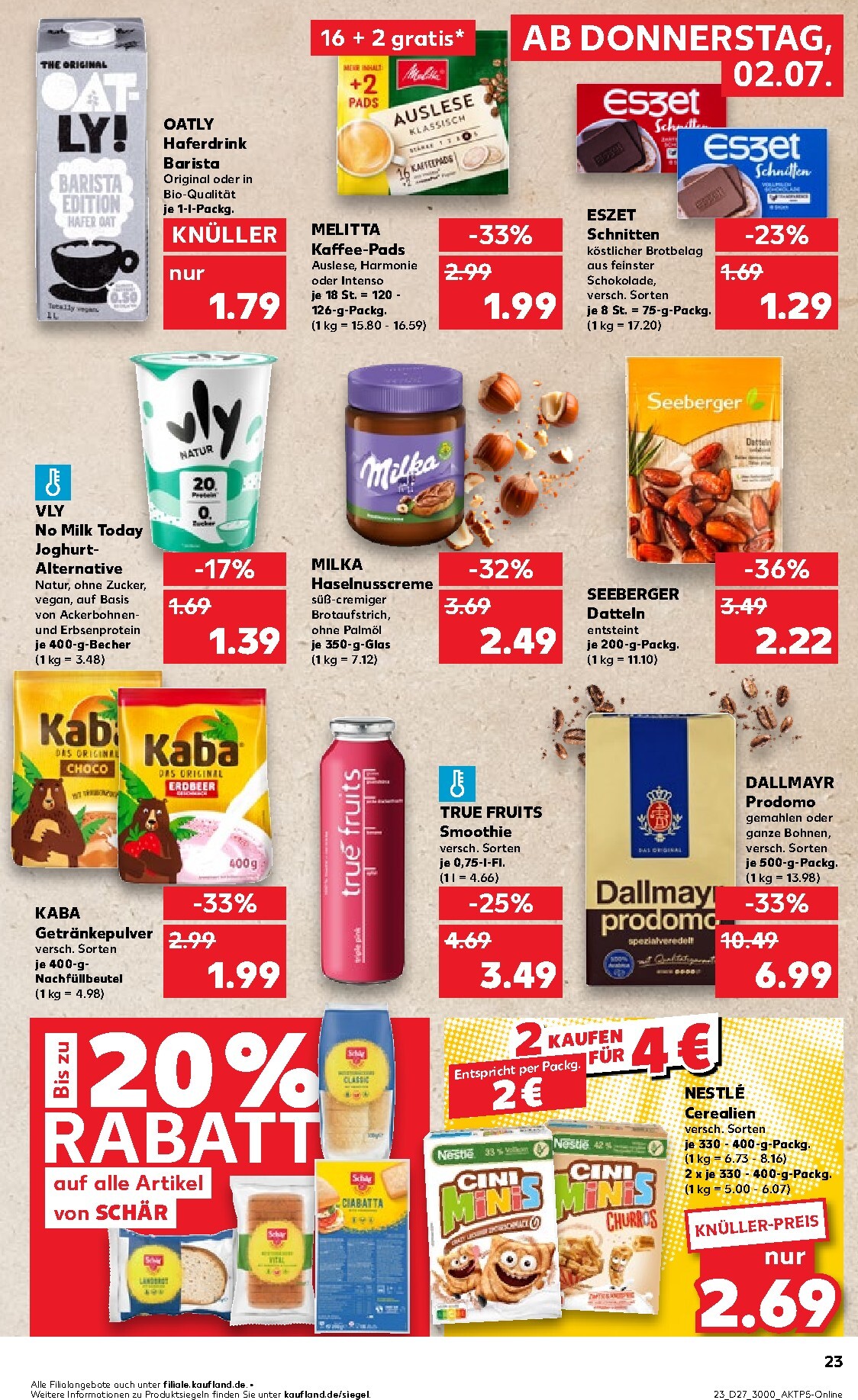kaufland - Kaufland Prospekt nächste Woche – von Donnerstag 02.07.2026 bis Mittwoch 08.07.2026 - page: 23