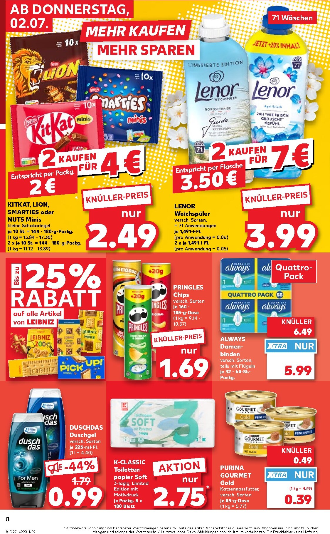 kaufland - Kaufland Prospekt nächste Woche – von Donnerstag 02.07.2026 bis Mittwoch 08.07.2026 - page: 8