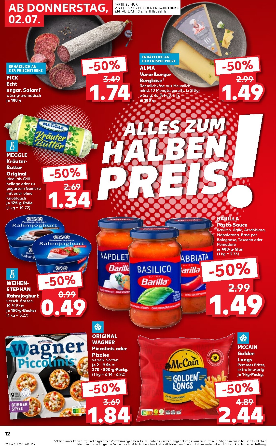 kaufland - Kaufland Prospekt nächste Woche – von Donnerstag 02.07.2026 bis Mittwoch 08.07.2026 - page: 12