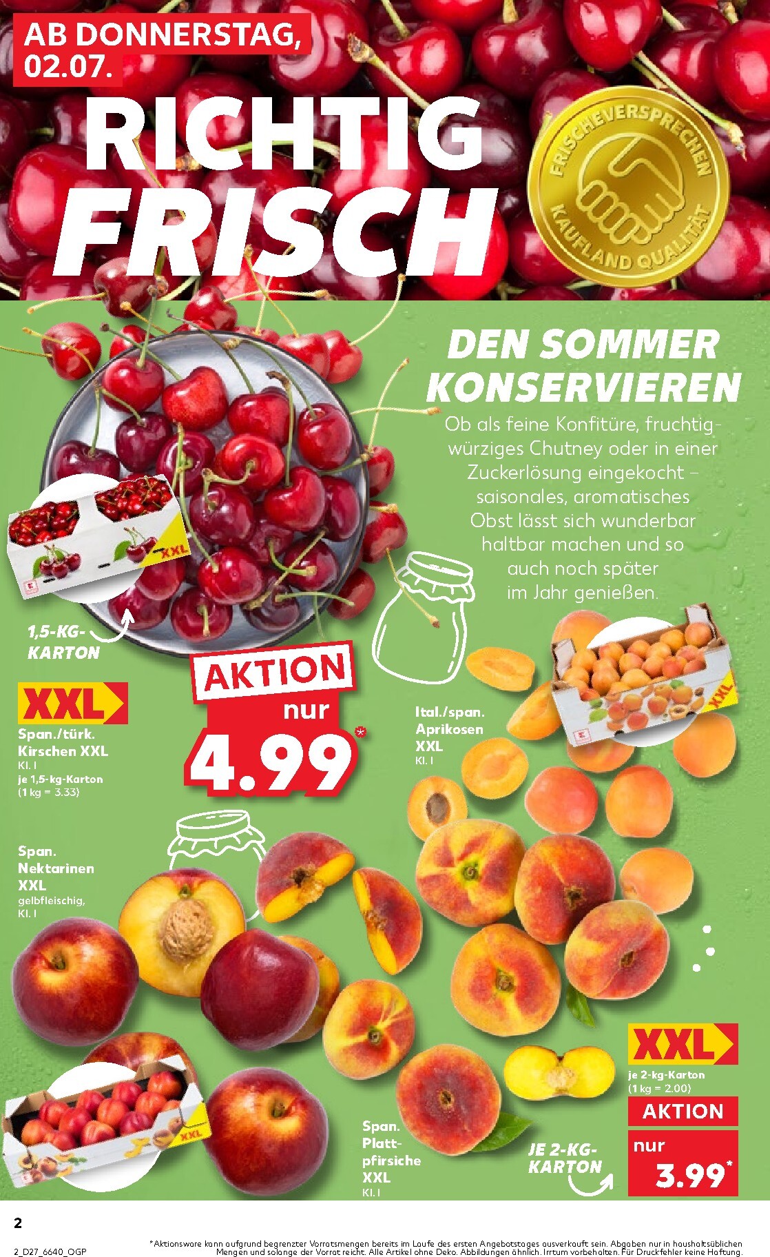 kaufland - Kaufland Prospekt nächste Woche – von Donnerstag 02.07.2026 bis Mittwoch 08.07.2026 - page: 2