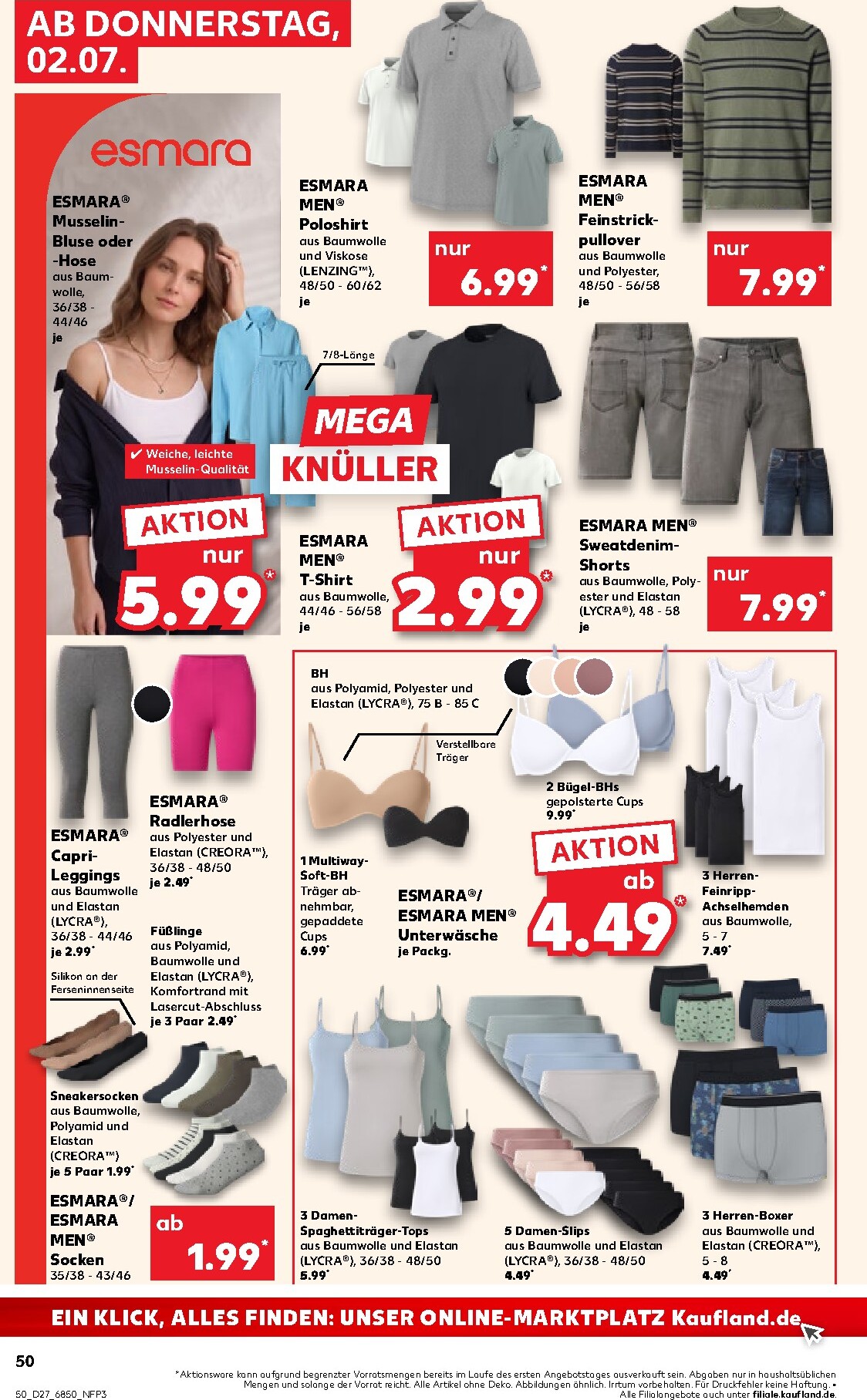 kaufland - Kaufland Prospekt nächste Woche – von Donnerstag 02.07.2026 bis Mittwoch 08.07.2026 - page: 50