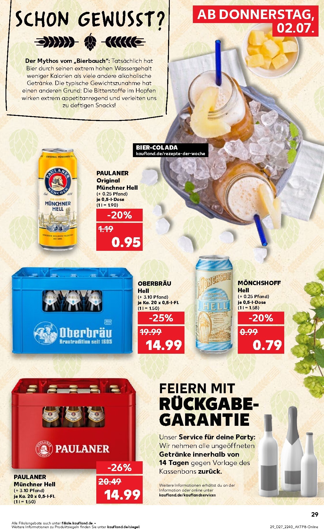 kaufland - Kaufland Prospekt nächste Woche – von Donnerstag 02.07.2026 bis Mittwoch 08.07.2026 - page: 27