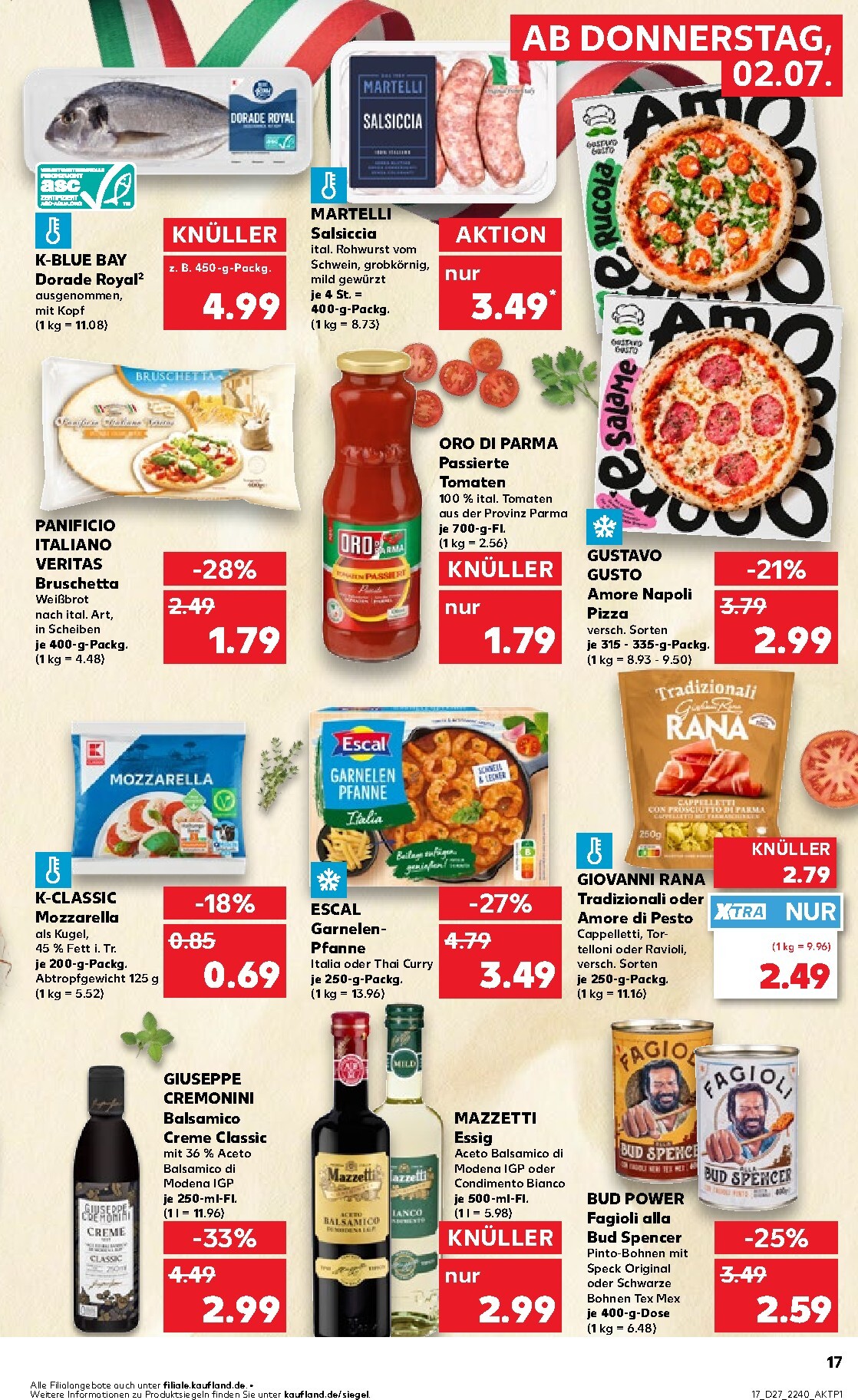 kaufland - Kaufland Prospekt nächste Woche – von Donnerstag 02.07.2026 bis Mittwoch 08.07.2026 - page: 17