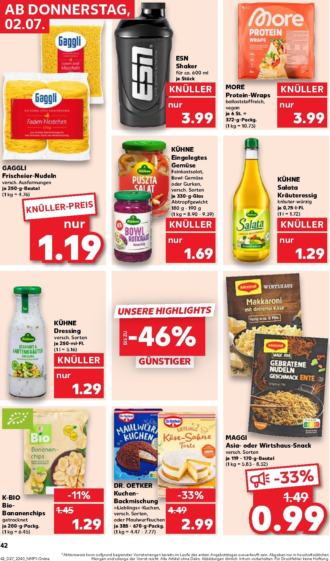 kaufland - Kaufland Prospekt nächste Woche – von Donnerstag 02.07.2026 bis Mittwoch 08.07.2026 - page: 40