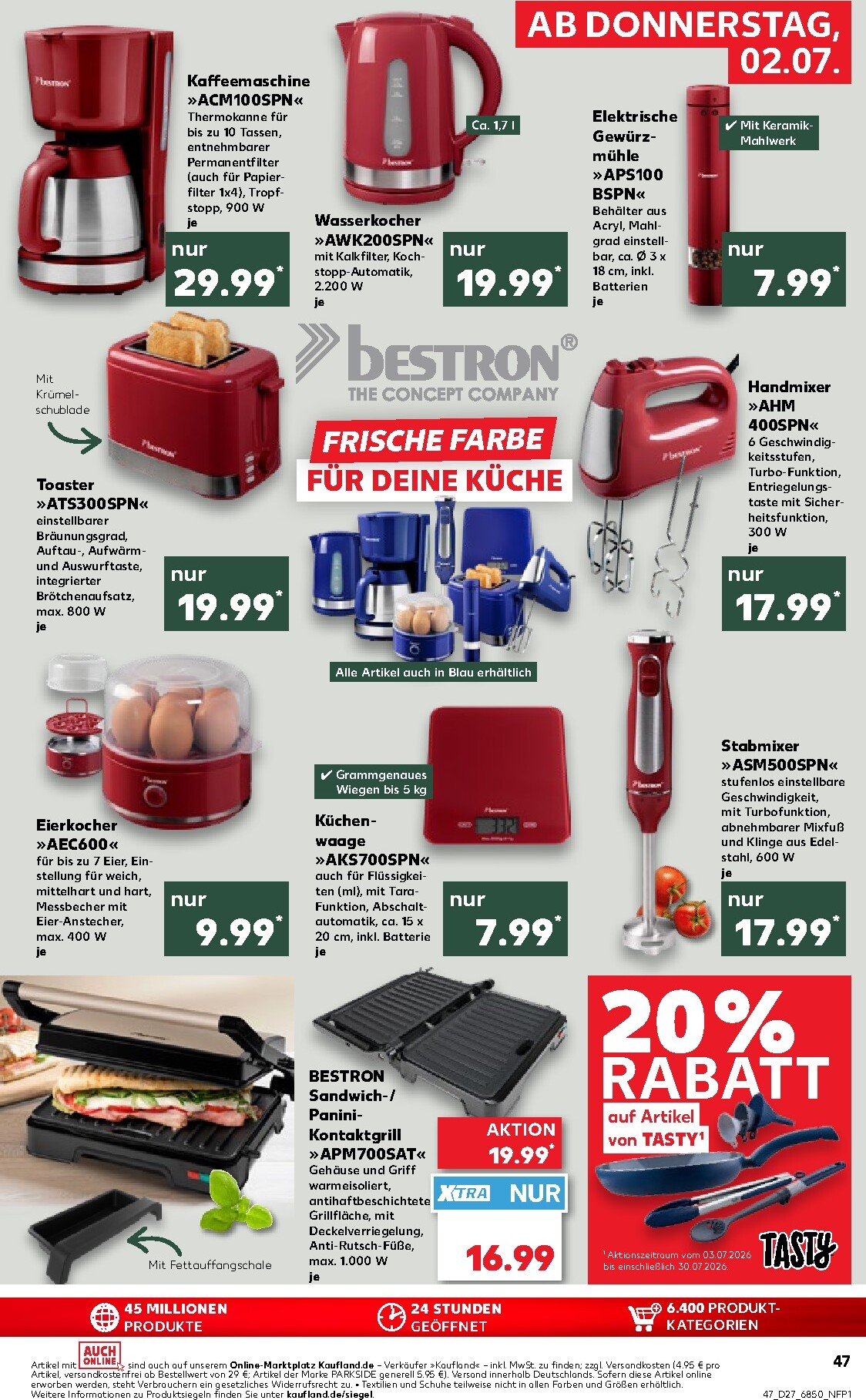 kaufland - Kaufland Prospekt nächste Woche – von Donnerstag 02.07.2026 bis Mittwoch 08.07.2026 - page: 47