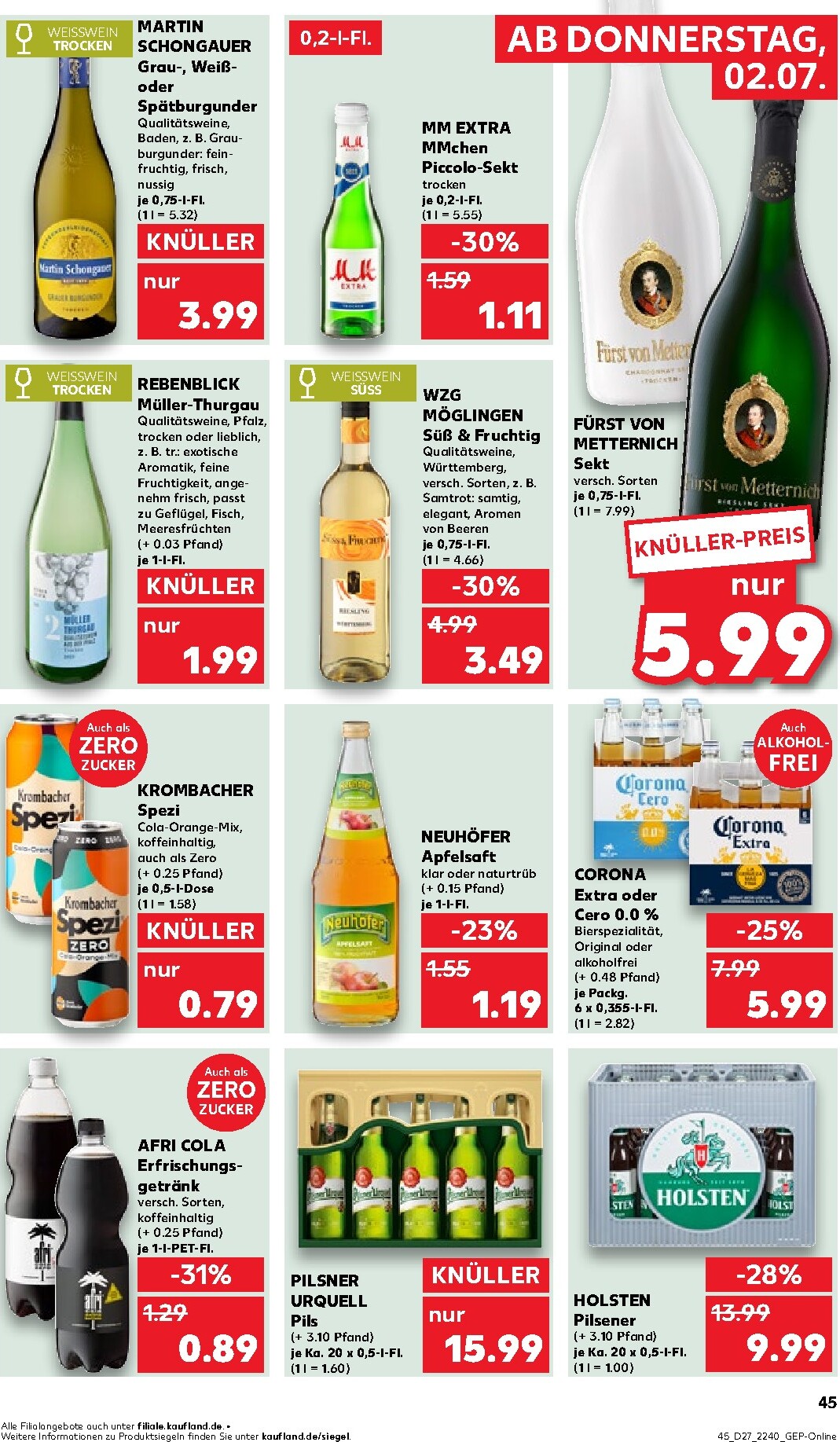 kaufland - Kaufland Prospekt nächste Woche – von Donnerstag 02.07.2026 bis Mittwoch 08.07.2026 - page: 43