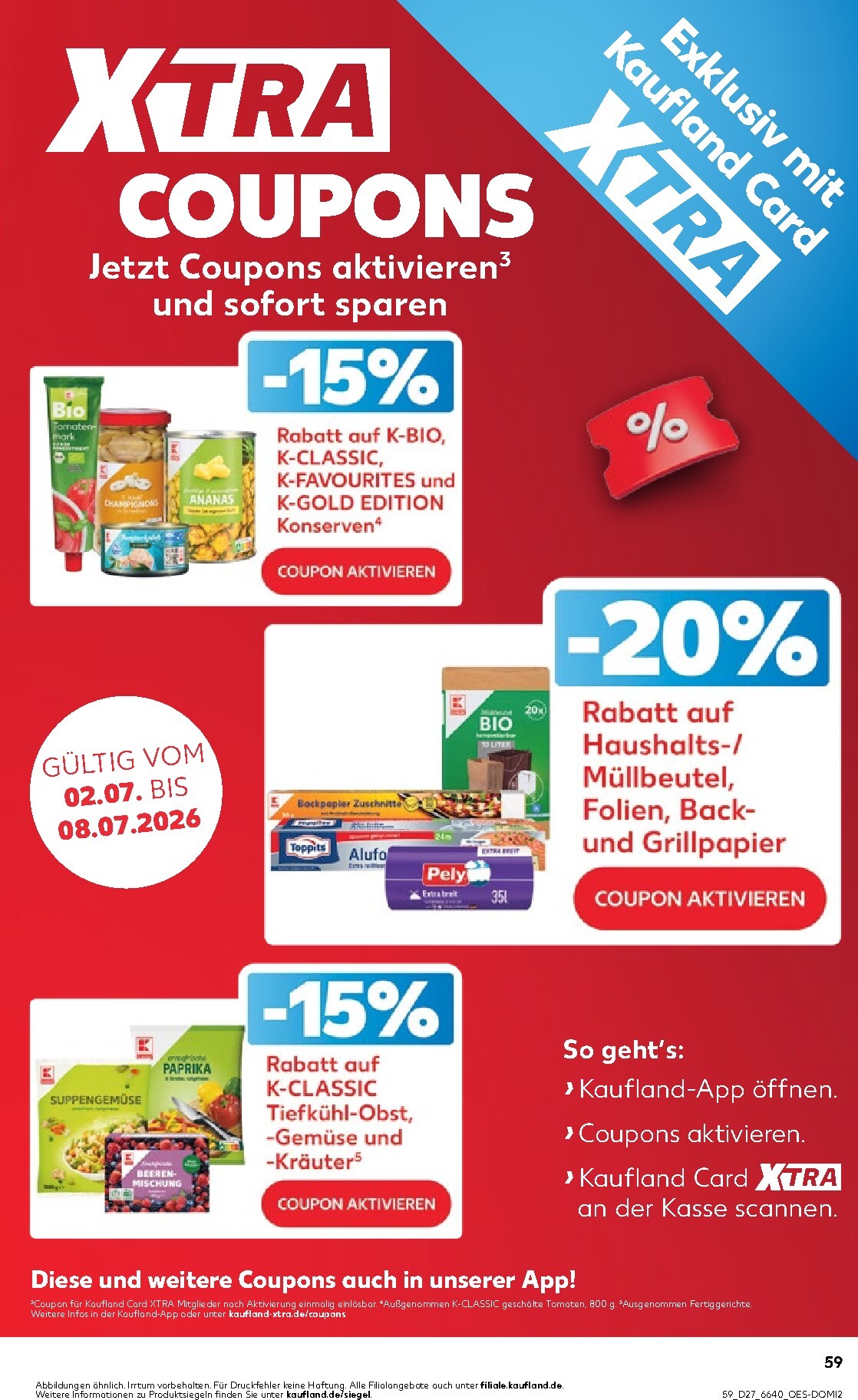 kaufland - Kaufland Prospekt nächste Woche – von Donnerstag 02.07.2026 bis Mittwoch 08.07.2026 - page: 59