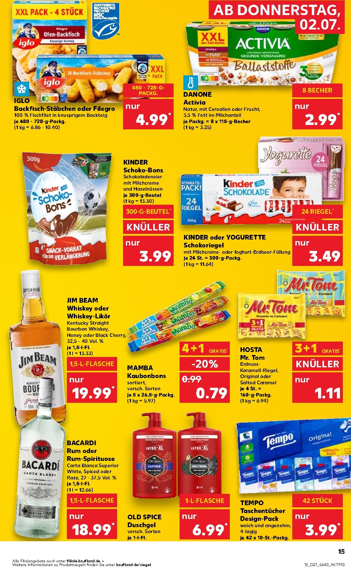 kaufland - Kaufland Prospekt nächste Woche – von Donnerstag 02.07.2026 bis Mittwoch 08.07.2026 - page: 15
