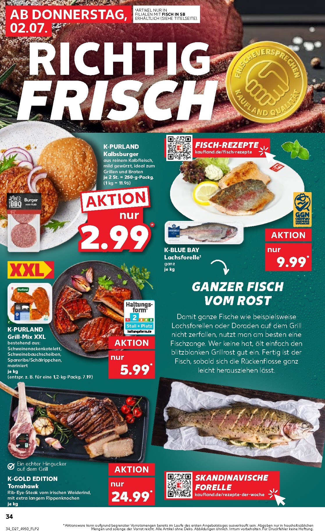 kaufland - Kaufland Prospekt nächste Woche – von Donnerstag 02.07.2026 bis Mittwoch 08.07.2026 - page: 34