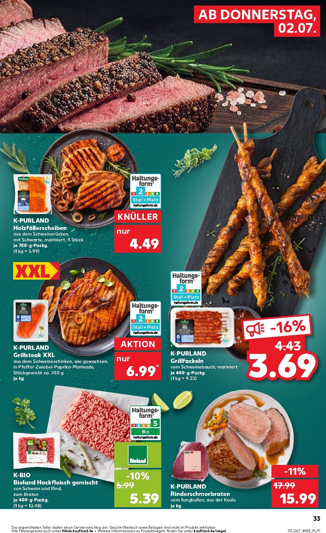 kaufland - Kaufland Prospekt nächste Woche – von Donnerstag 02.07.2026 bis Mittwoch 08.07.2026 - page: 33
