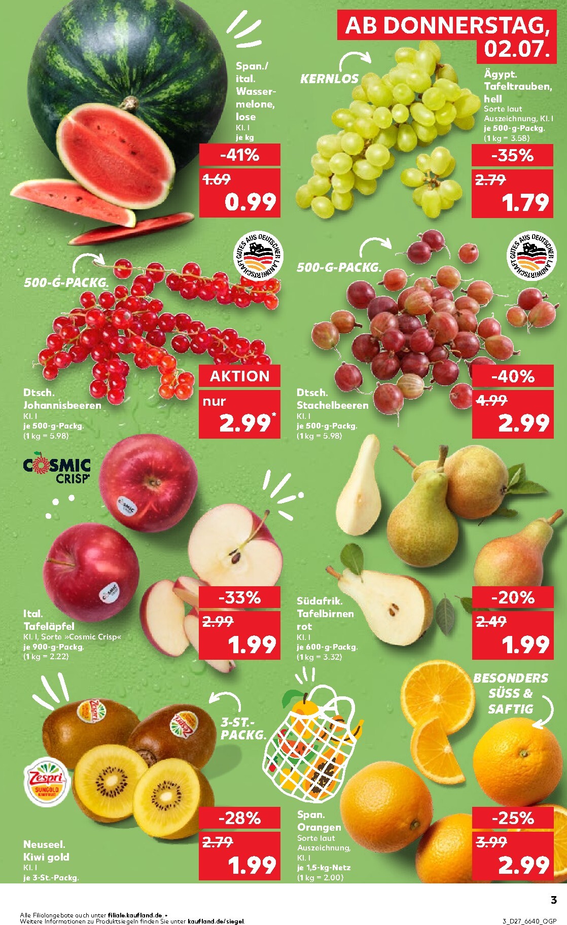 kaufland - Kaufland Prospekt nächste Woche – von Donnerstag 02.07.2026 bis Mittwoch 08.07.2026 - page: 3
