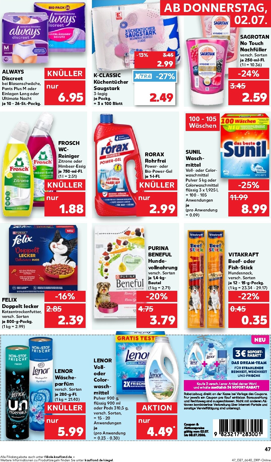 kaufland - Kaufland Prospekt nächste Woche – von Donnerstag 02.07.2026 bis Mittwoch 08.07.2026 - page: 45