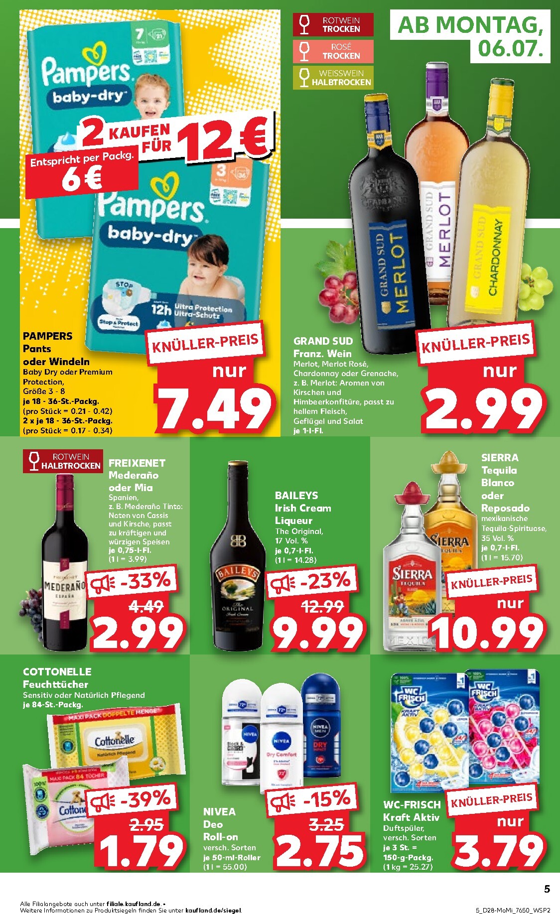 kaufland - Kaufland - Angebote ab Montag Prospekt nächste Woche – von Montag 06.07.2026 bis Mittwoch 08.07.2026 - page: 5